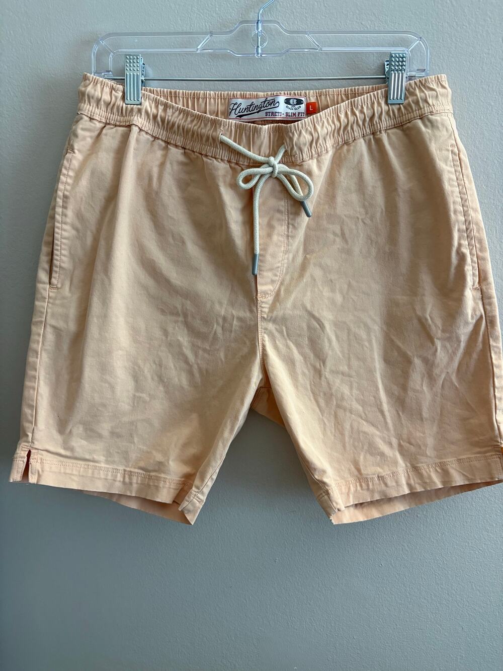 Huntington Beach Club Stretch-Slim Fit Casual Shorts Size L